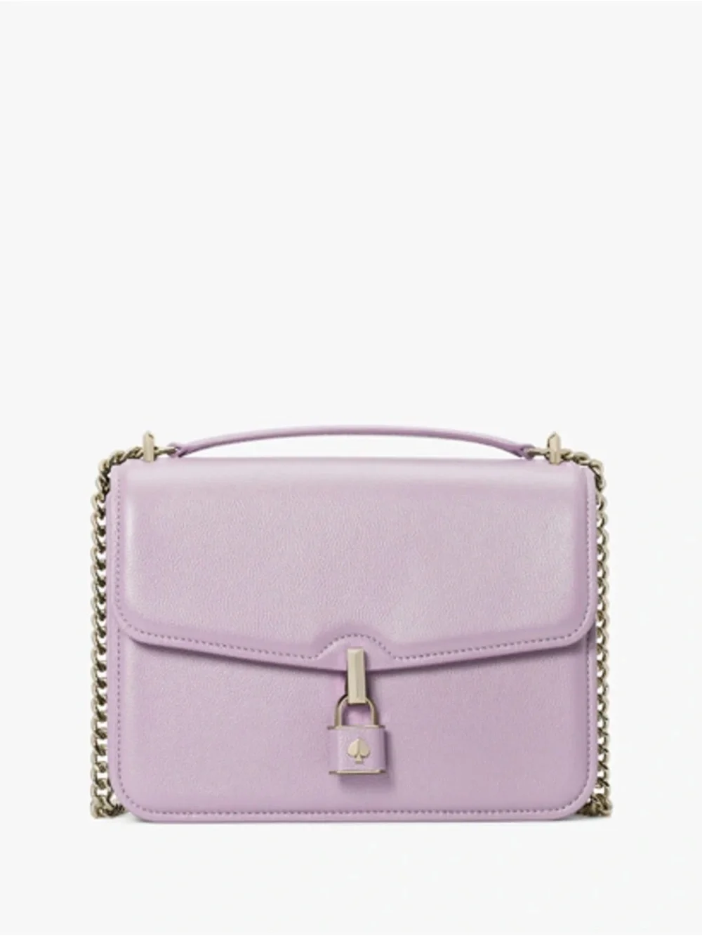 kate spade Lilac Crossbody with Gold Chain Strap